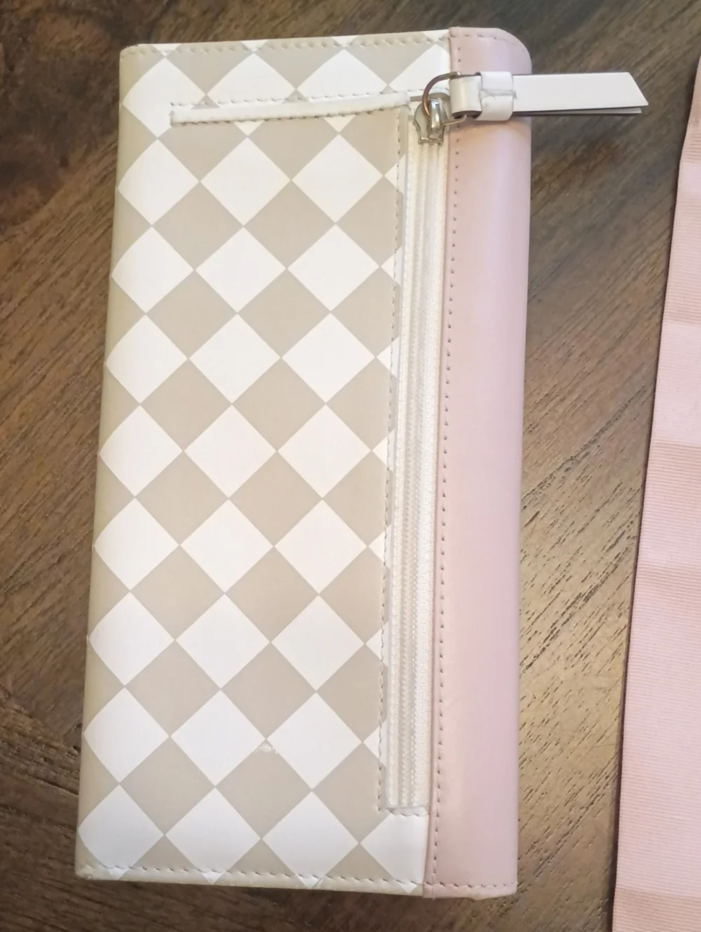 RADLEY LONDON checked floral wallet dogs cafe